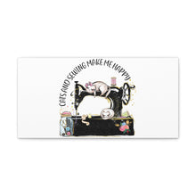 Cats and Sewing - Canvas Gallery Wraps