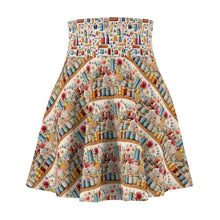 Watercolor Sewing Supplies 2 Skater Skirt