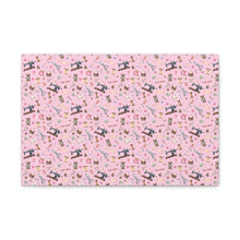 Sewing Elements Pink - Canvas Gallery Wraps