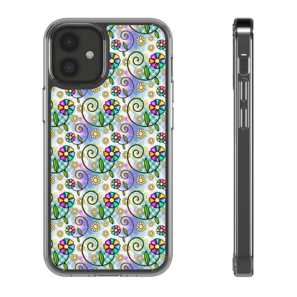 Floral Collage Pattern 1 - Clear Cases