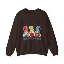Peace, Love, Sew Gnomes Unisex Heavy Blend™ Crewneck Sweatshirt