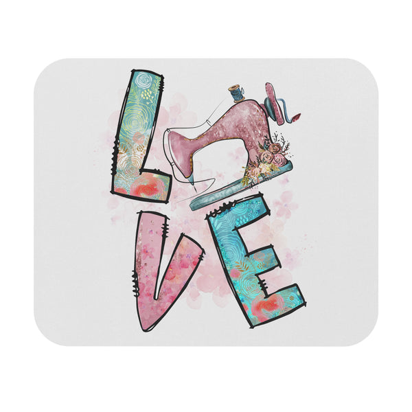 Sewing Love Mouse Pad (Rectangle)