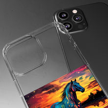 Colorful Modern Horse - Clear Cases