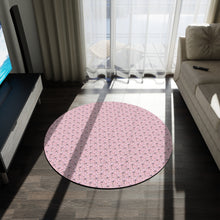 Sewing Elements Pink Round Rug