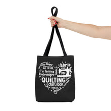 Quilting Word Cloud Tote Bag