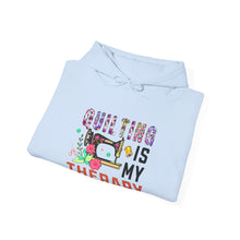 Floral Quilting is My Therapy Unisex Heavy Blend™ Hooded Sweatshirt