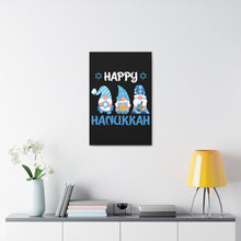 Happy Hanukkah Gnomes - Canvas Gallery Wraps