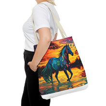 Colorful Modern Horse Tote Bag