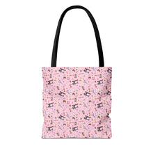 Sewing Elements Pink Tote Bag