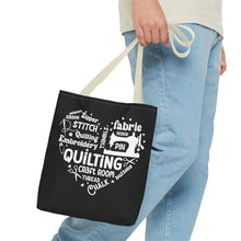 Quilting Word Cloud Tote Bag