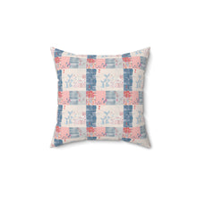 Sew Sweet Sewing Patchwork 2 Spun Polyester Square Pillow