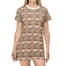 Watercolor Sewing Supplies 2 T-Shirt Dress