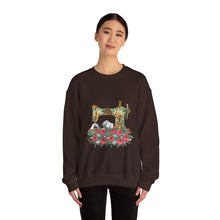 Retro Gorgeous Sewing Machine Unisex Heavy Blend™ Crewneck Sweatshirt