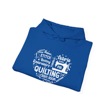 Quilting Word Cloud Unisex Heavy Blend™ Hooded Sweatshirt