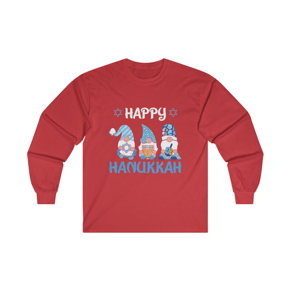 Happy Hanukkah Unisex Ultra Cotton Long Sleeve Tee