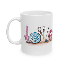 Sewing Love Ceramic Mug, (11oz, 15oz)