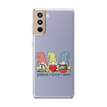 Peace, Love, Sew Gnomes - Clear Cases