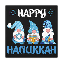 Happy Hanukkah Gnomes - Canvas Gallery Wraps