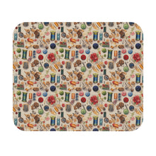 Watercolor Sewing Supplies 7 Mouse Pad (Rectangle)