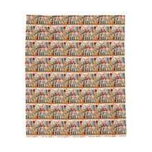 Watercolor Sewing Supplies 2 Velveteen Plush Blanket