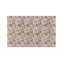 Watercolor Sewing Supplies 1 Microfiber Tea Towel