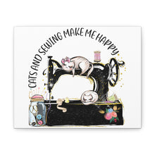 Cats and Sewing - Canvas Gallery Wraps