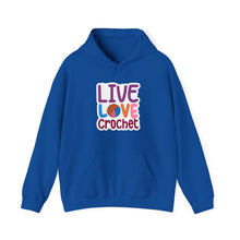 Live Love Crochet Unisex Heavy Blend™ Hooded Sweatshirt