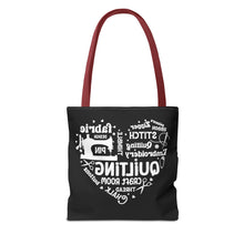 Quilting Word Cloud Tote Bag