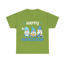 Happy Hanukkah Gnomes Unisex Heavy Cotton Tee