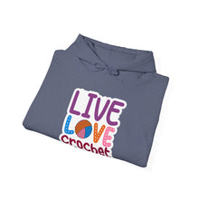 Live Love Crochet Unisex Heavy Blend™ Hooded Sweatshirt