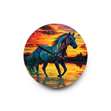 Colorful Modern Horse Acrylic Wall Clock