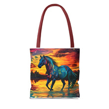 Colorful Modern Horse Tote Bag