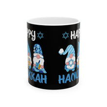 Happy Hanukkah Gnomes Ceramic Mug, (11oz, 15oz)