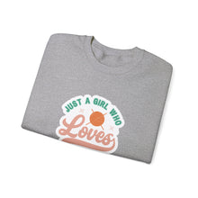 Just A Girl Crochet Unisex Heavy Blend™ Crewneck Sweatshirt
