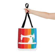 Retro Sewing Machine Tote Bag