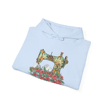 Retro Gorgeous Sewing Machine Unisex Heavy Blend™ Hooded Sweatshirt