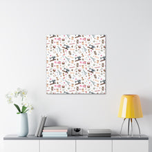 Sewing Elements White - Canvas Gallery Wraps