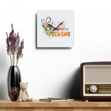 I'd Rather Be Sewing Acrylic Wall Clock
