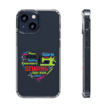 Colorful Sewing Word Cloud - Clear Cases