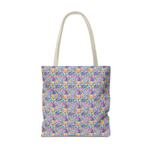 Packed Watercolor Buttons Tote Bag