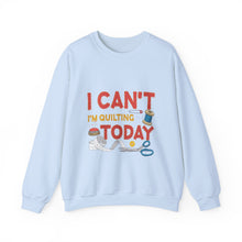 I Can't I'm Quilting Unisex Heavy Blend™ Crewneck Sweatshirt