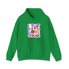 Live Love Crochet Unisex Heavy Blend™ Hooded Sweatshirt