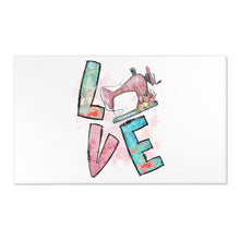 Sewing Love Area Rugs - White