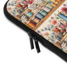 Watercolor Sewing Supplies 2 Laptop Sleeve