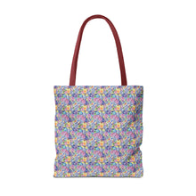 Packed Watercolor Buttons Tote Bag