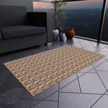 Watercolor Sewing Supplies 2 Outdoor Rug