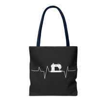 Sewing Machine Heart Beat Sewing Tote Bag