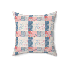 Sew Sweet Sewing Patchwork 2 Spun Polyester Square Pillow