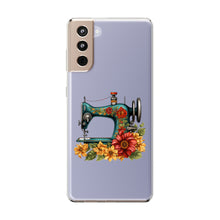 Vintage Floral Sewing Machine - Clear Cases