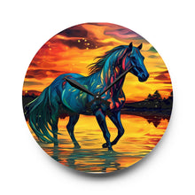 Colorful Modern Horse Acrylic Wall Clock